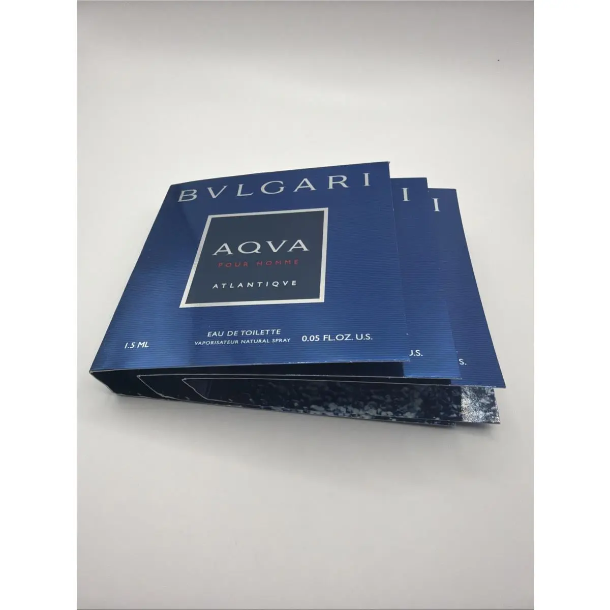 Bvlgari Aqva Pour Homme Atlantique Men`s Edt Vials Sprays 0.05oz Rare