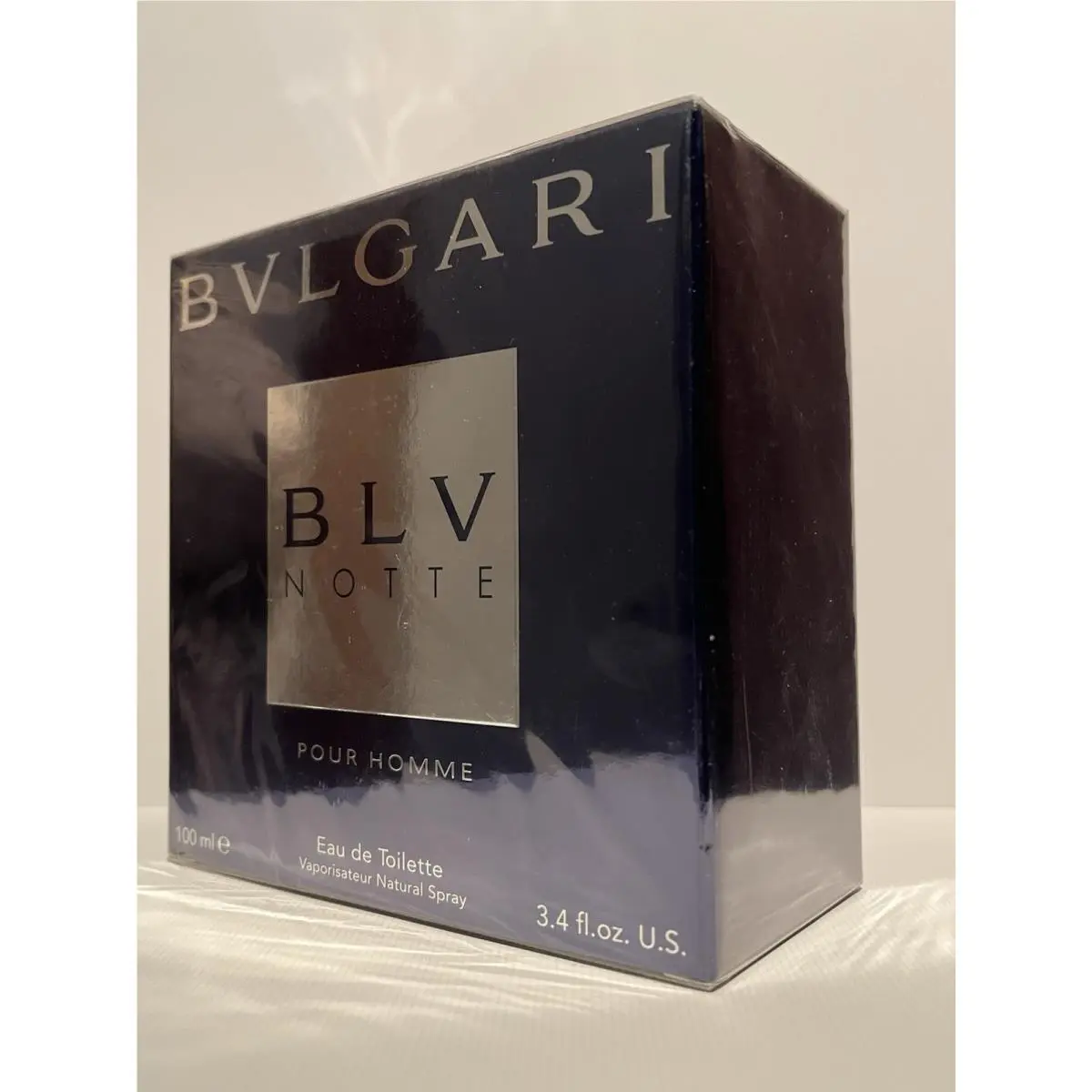 Bvlgari Blv Notte Pour Homme 3.4 OZ / 100 ml Eau de Toilette Spray Rare