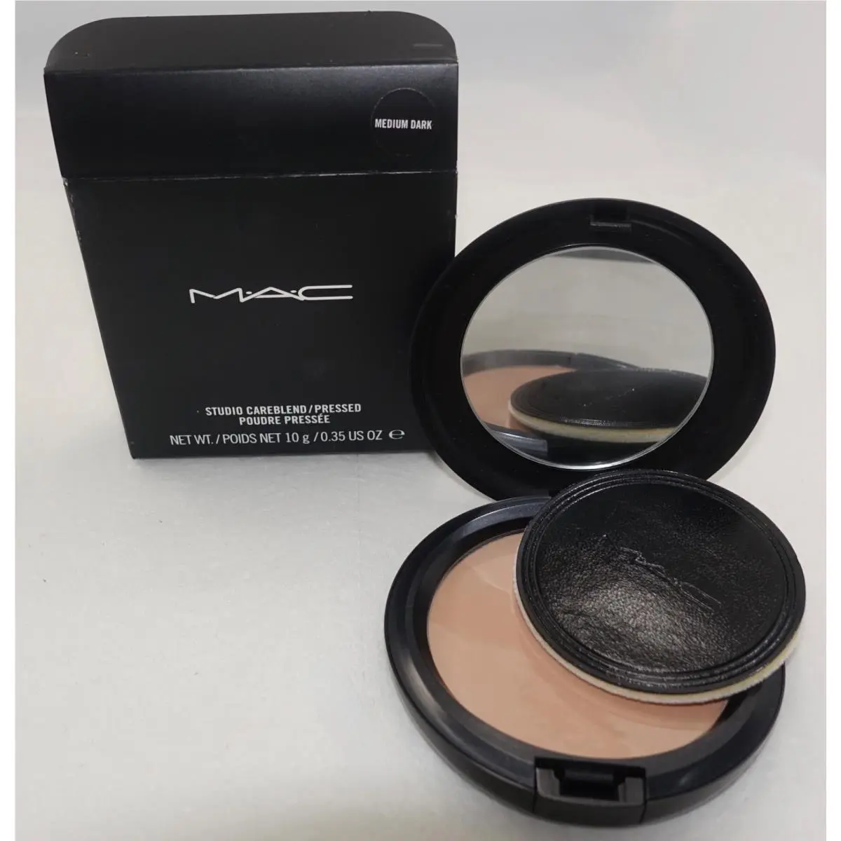 Mac Studio Careblend Pressed Face Powder Medium Dark 10g/0.35 Oz