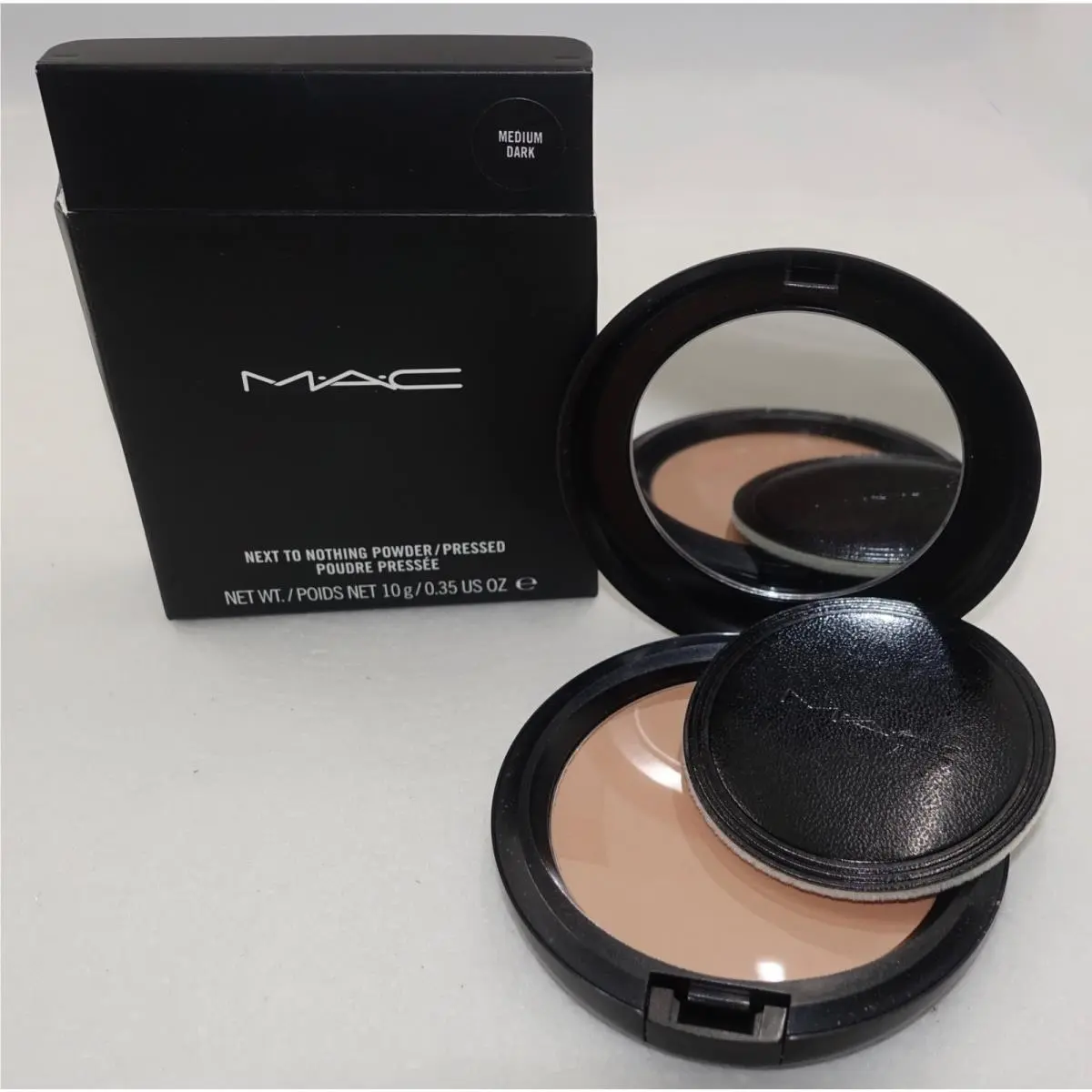 Mac Next to Nothing Powder Pressed Medium Dark 10g/0.35oz