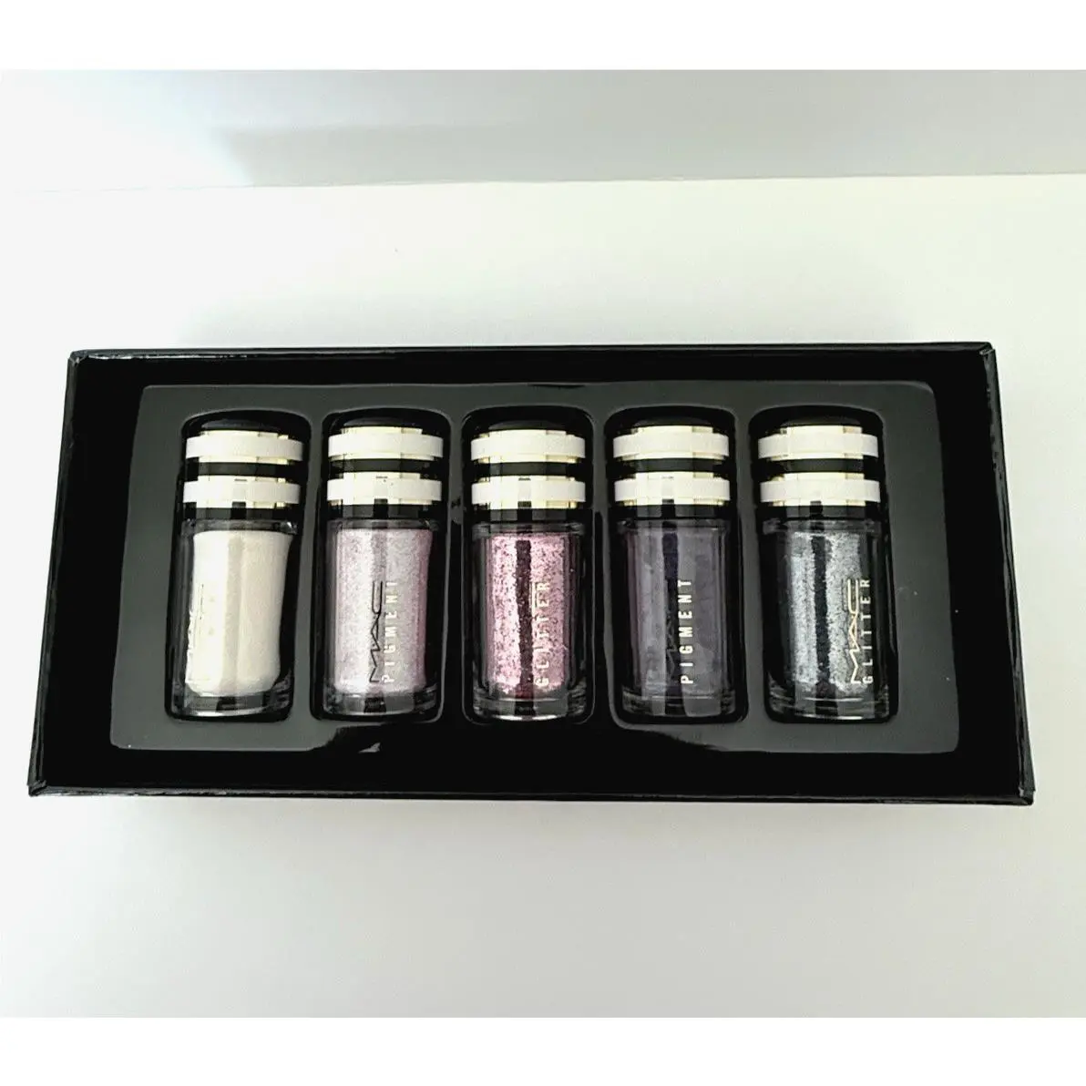 Mac Nocturnals Pigments and Glitters Silver/ Violet 5 Pc. Set