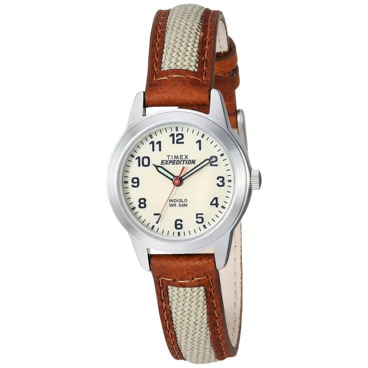 Women`s TW4B11900 Expedition Field Mini 26 mm Brown/natural by Timex