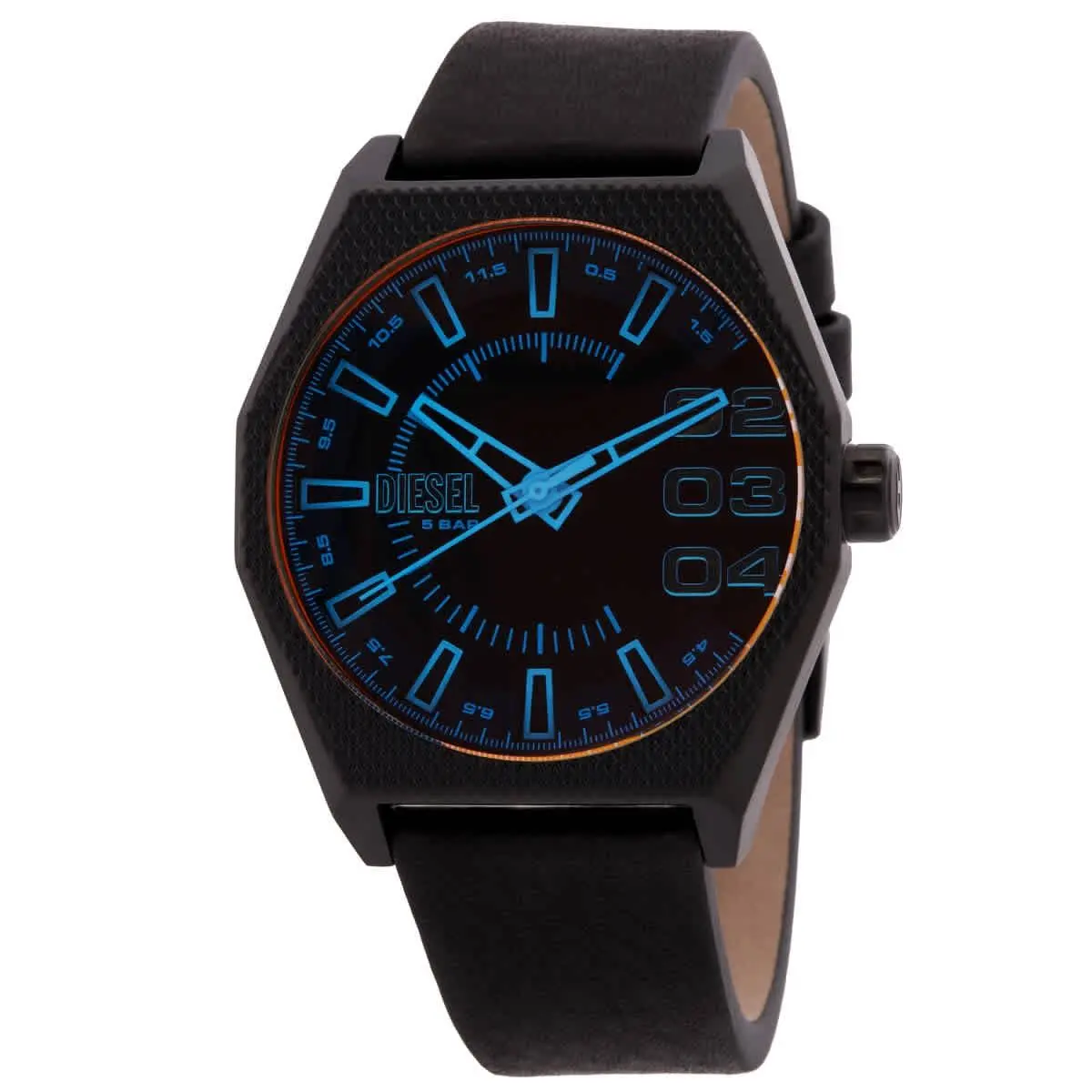 Diesel Scraper Quartz Black Dial Men`s Watch DZ2175