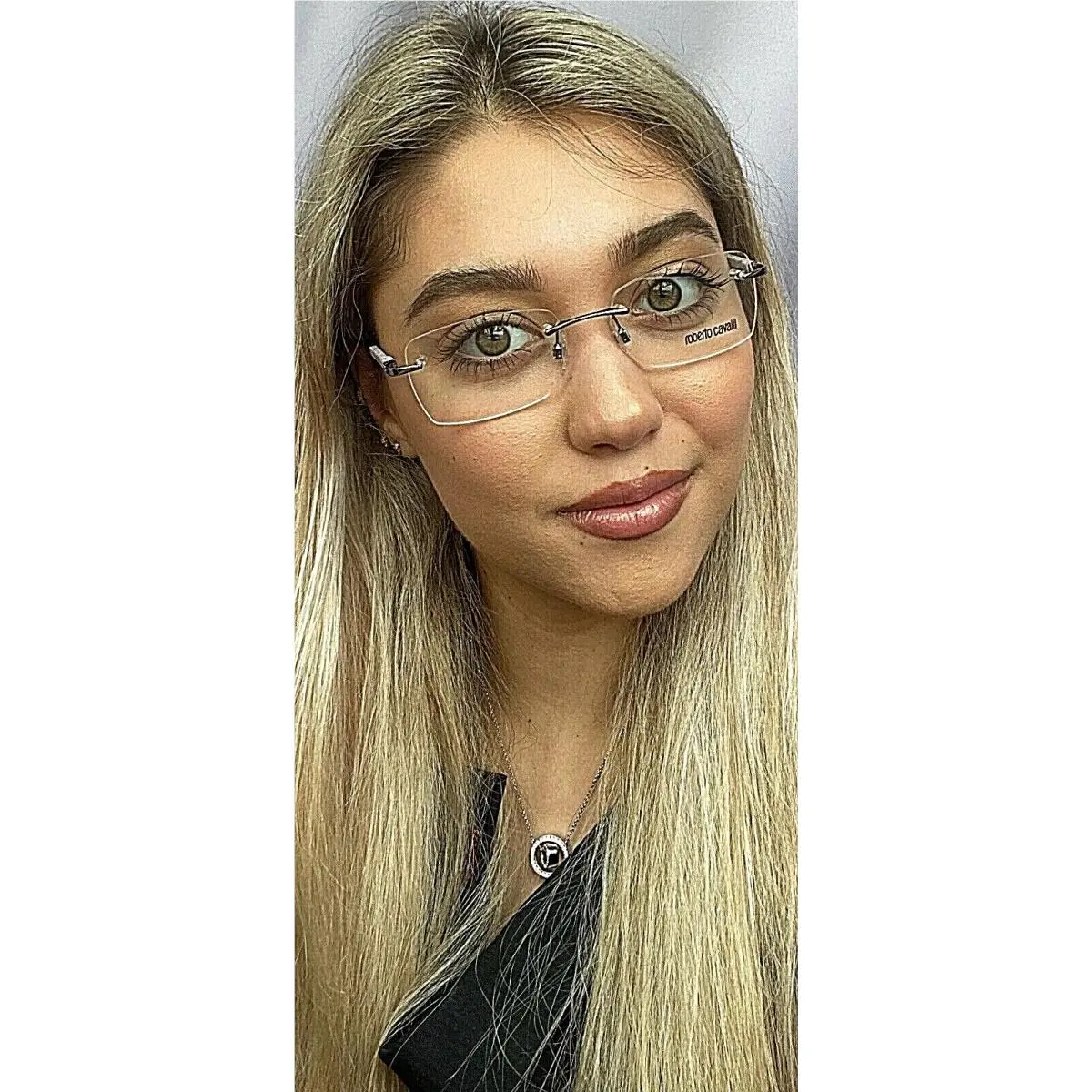 Roberto Cavalli Cuba RC 0707 072 54mm Rimless Women`s Eyeglasses Iii