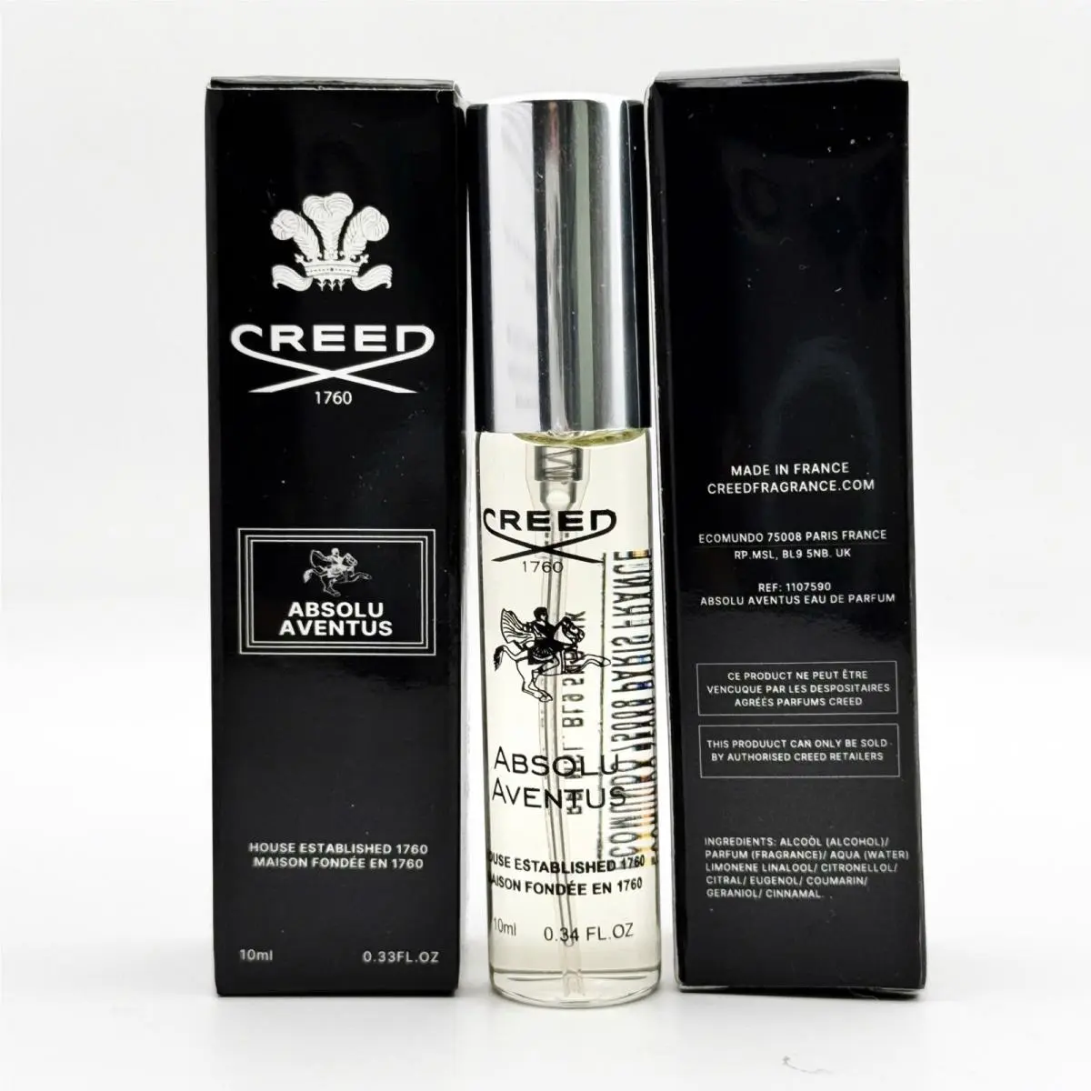 Creed Aventus Absolu Men Edp Sample Spray 10ML/0.34OZ Bottle