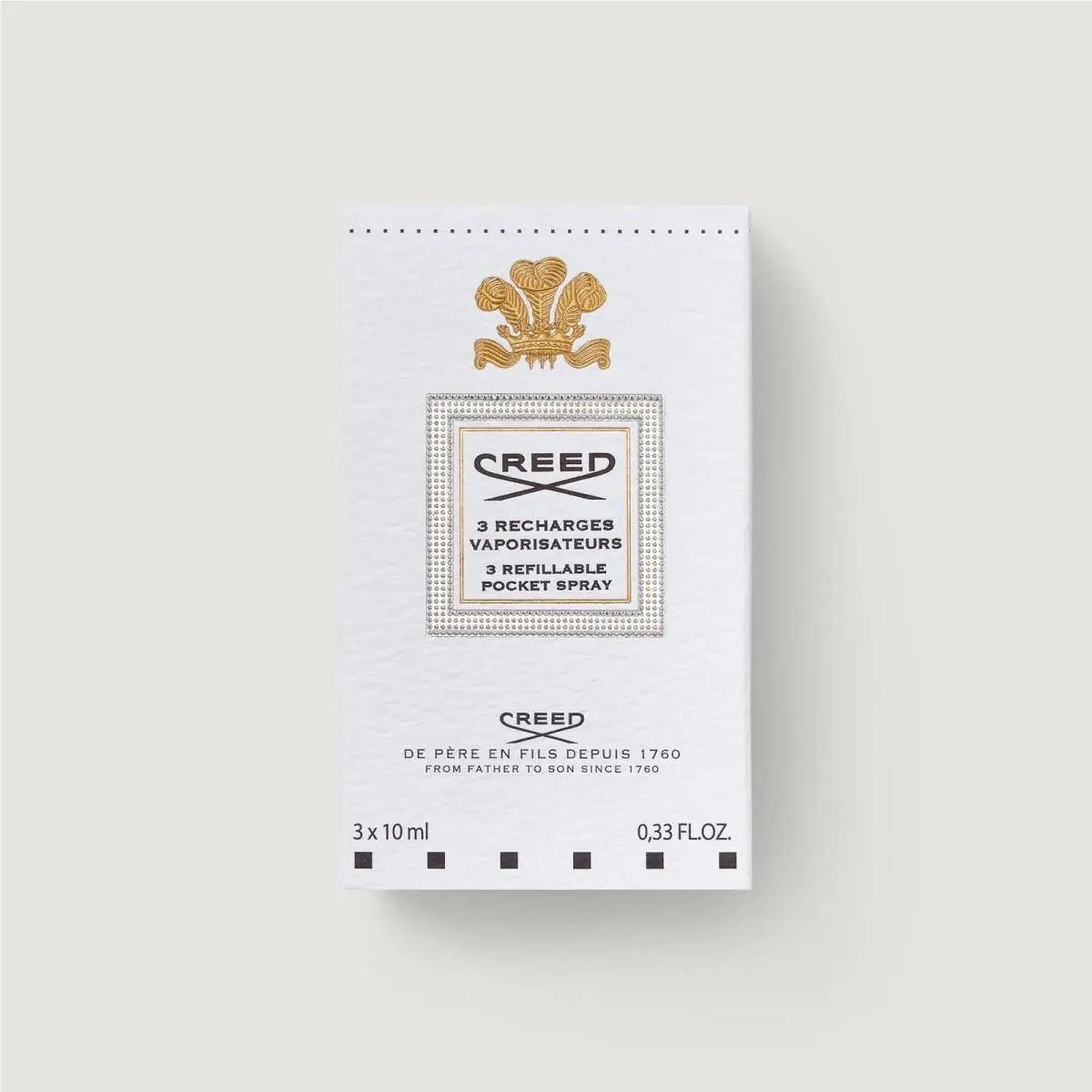 Creed Aventus Men Eau de Parfum 3 x 10ml 3 Refillable Pocket Sprays