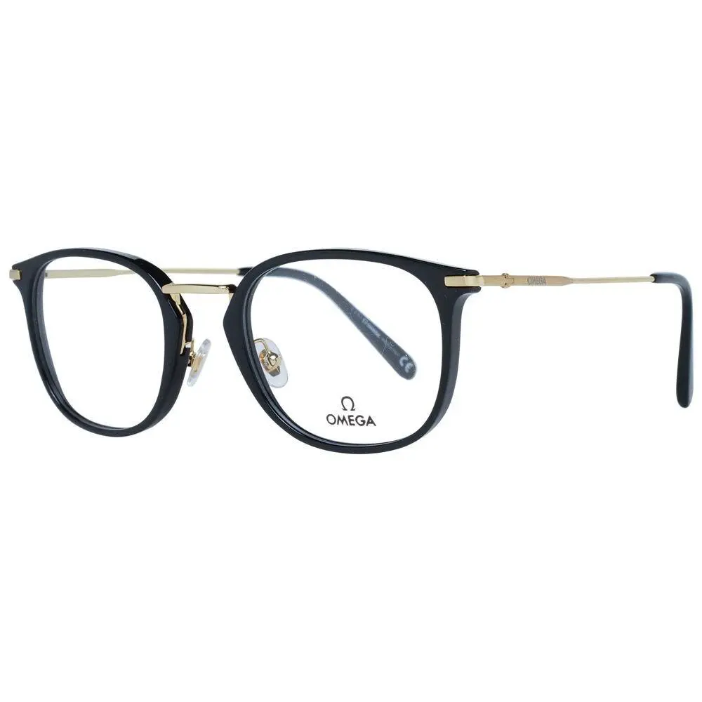 Omega Black Metal Plastic Glasses Frames - OM-1047149