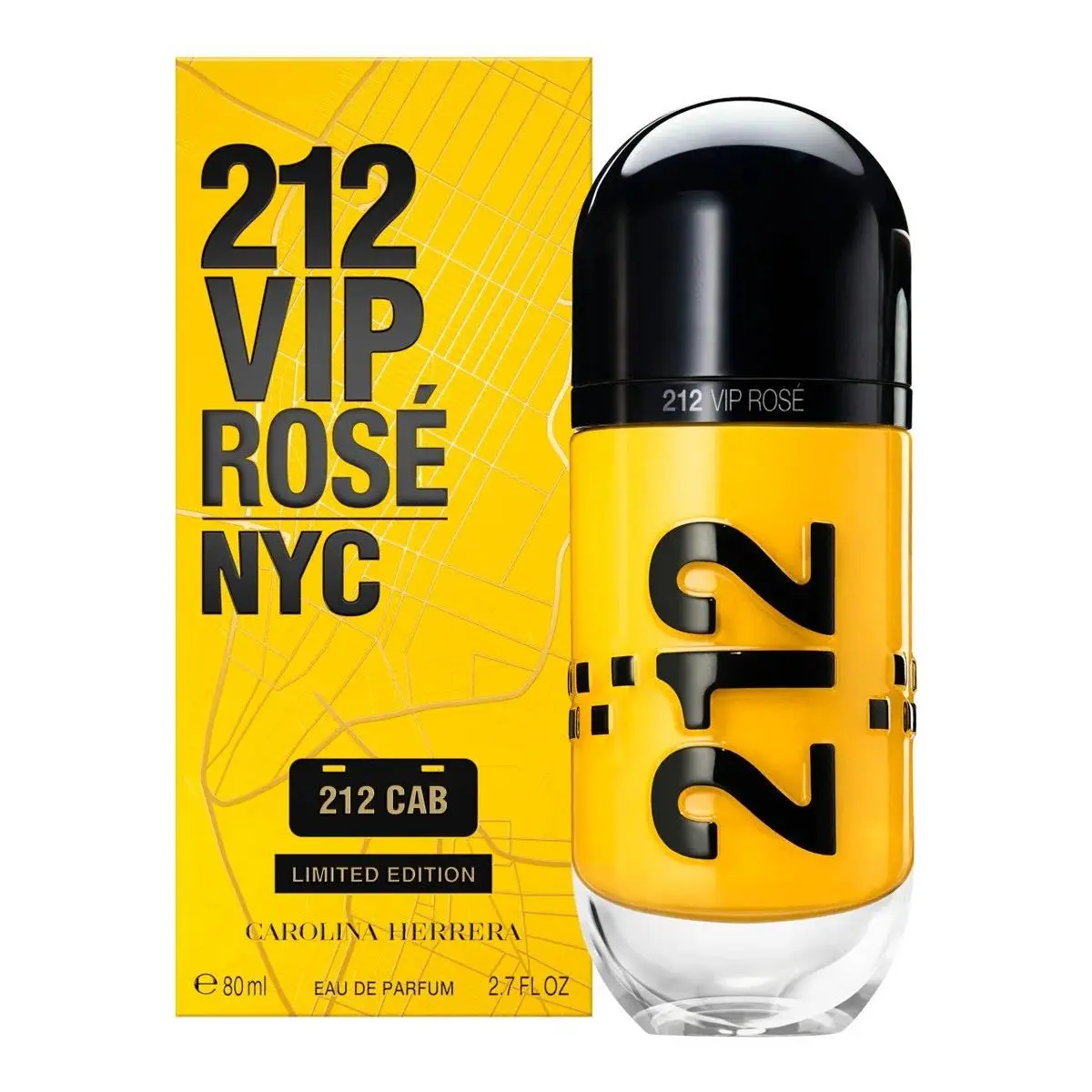 Carolina Herrera Ladies 212 Vip Rose Cab Edp Spray 2.7 oz Fragrances