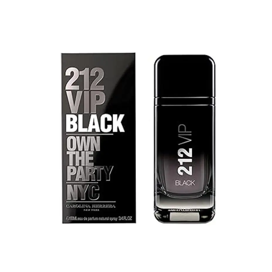 Carolina Herrera 212 Vip Black Edt 100ml Men 3.4 oz