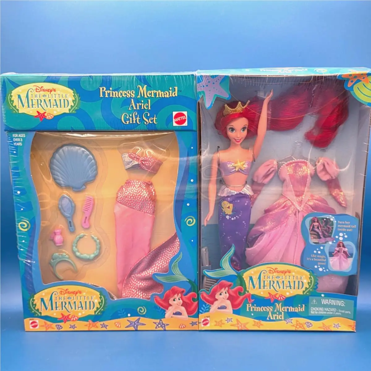 1997 Disney The Little Mermaid Princess Mermaid Ariel Gift Set 17593 69291