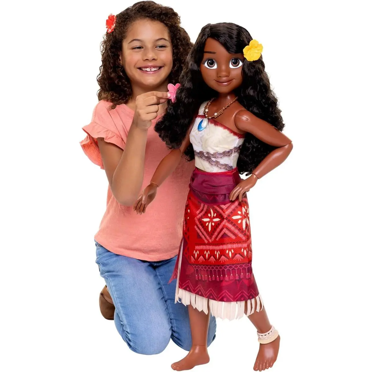 Disney Moana 2 Playdate Moana Doll My Size Fashion Doll Toy Gift