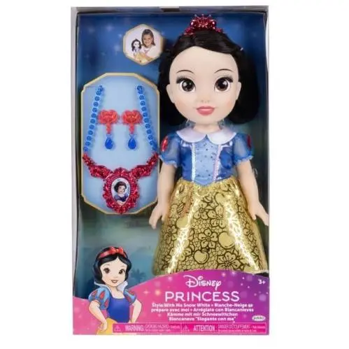 Disney Style with Me 14 Toddler Doll with Child Sized Jewelry -snow White