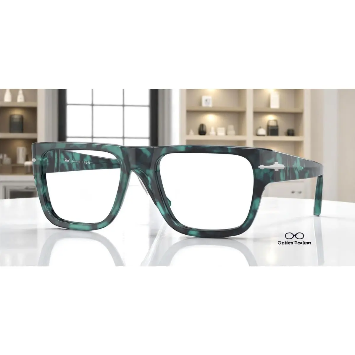 Persol PO3348V 1211 Blue Havana Clear 53 mm Unisex Eyeglasses