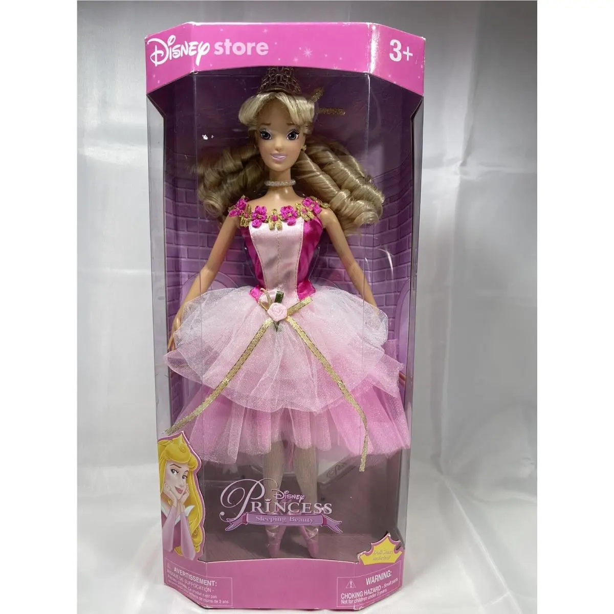 Disney Store Disney Princess Sleeping Beauty Ballerina Doll with Stand