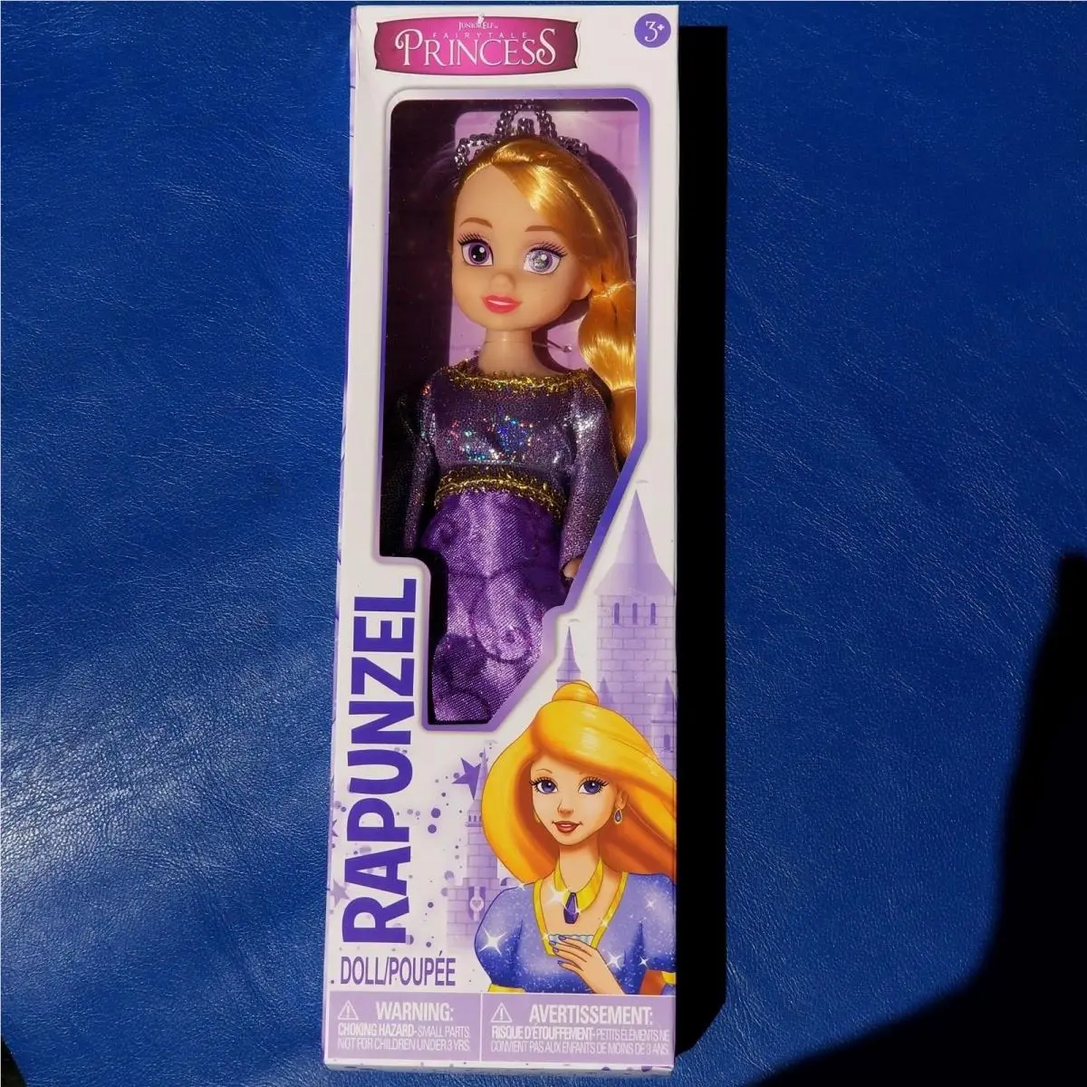 Disney Princess Rapunzel Doll Blonde Hair Purple Dress 11 Inch