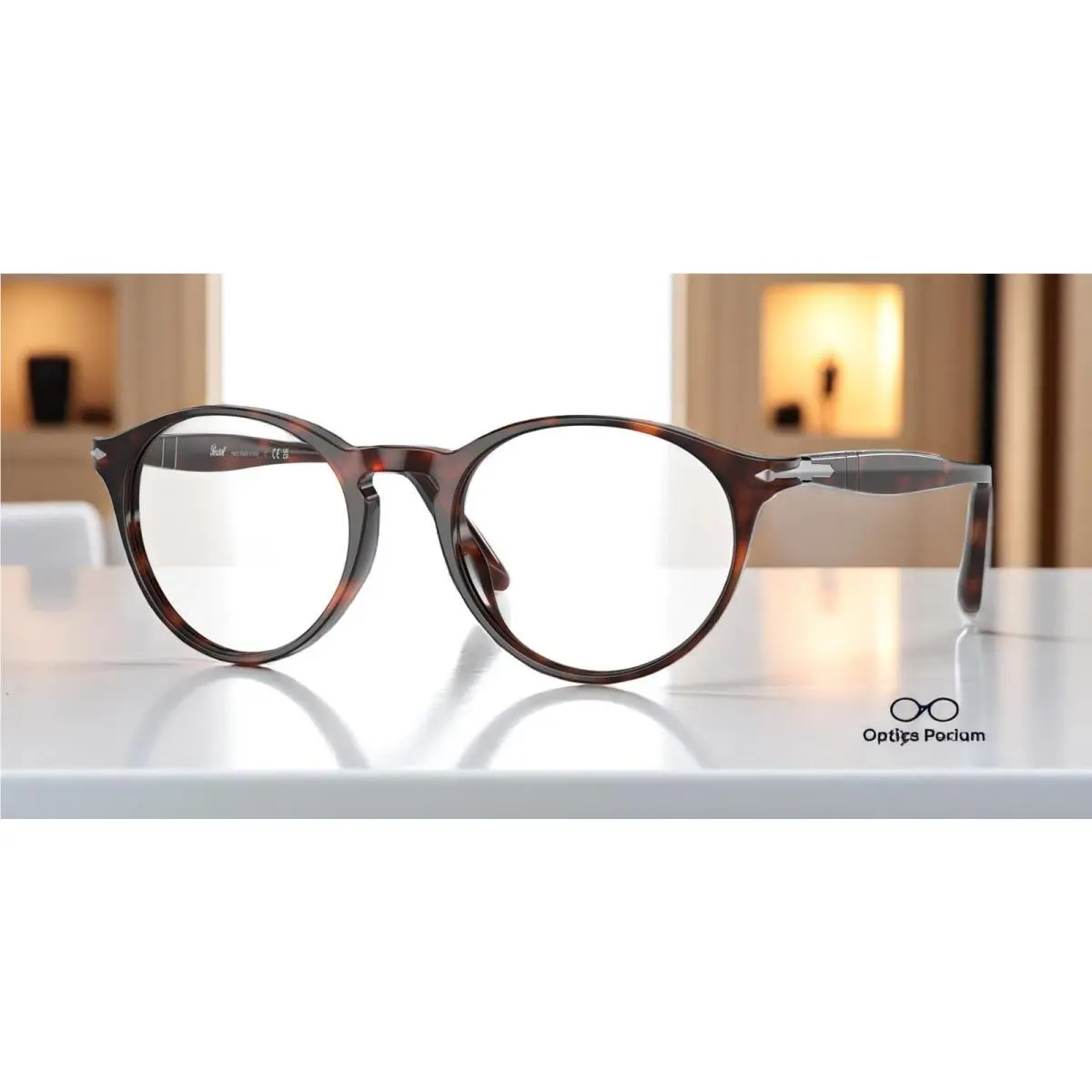 Persol PO3092V 9015 Havana Transparent 50 mm Men`s Eyeglasses