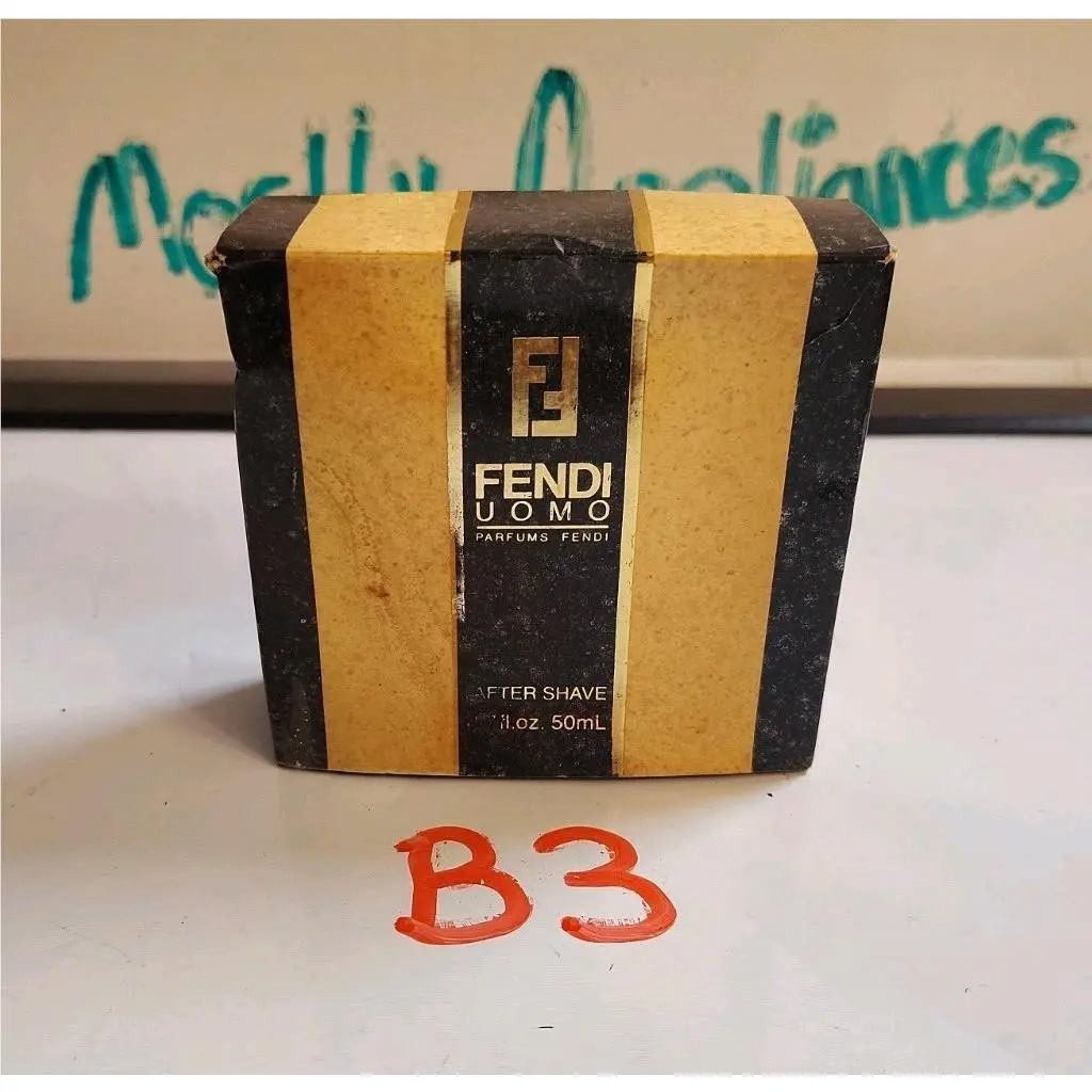 Vintage Aftershave Fendi Uomo 1.7 Fl. Oz. For Men