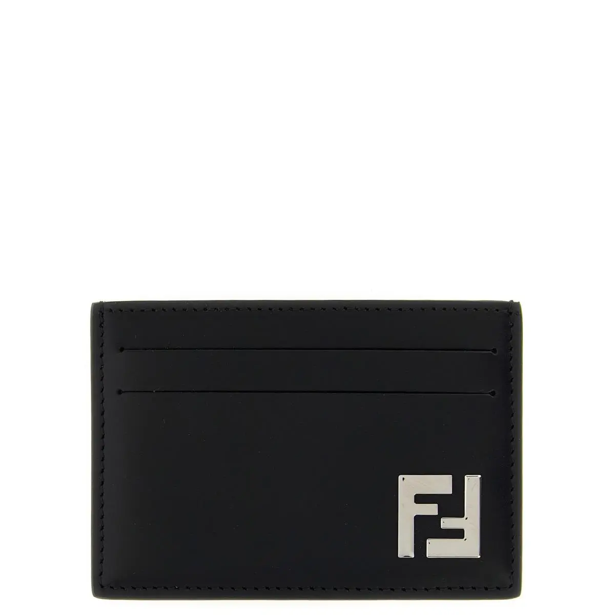Fendi Black Calfskin Cardholder