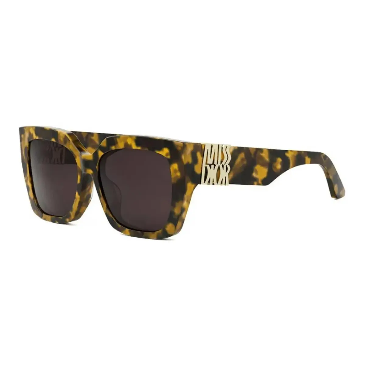 Dior Missdior S2F 26 Square Havana/bordeaux 56mm Women`s Sunglasses Frame - Frame: Havana, Lens: Bordeaux