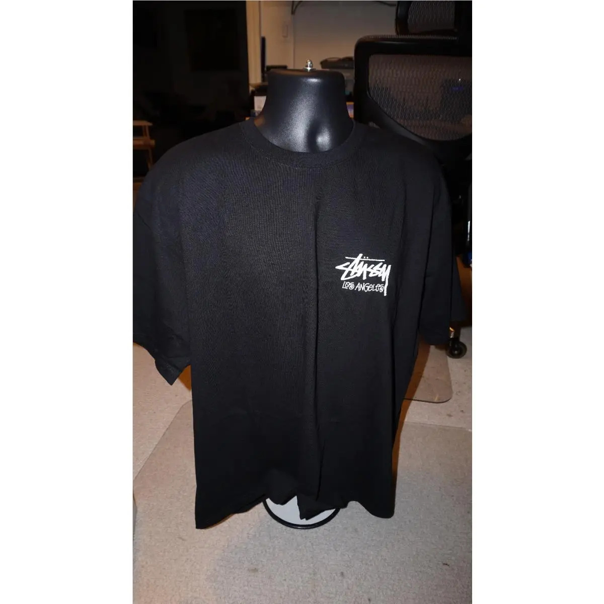 Stussy Limited Edition T Shirt Los Angeles Black Top Size L