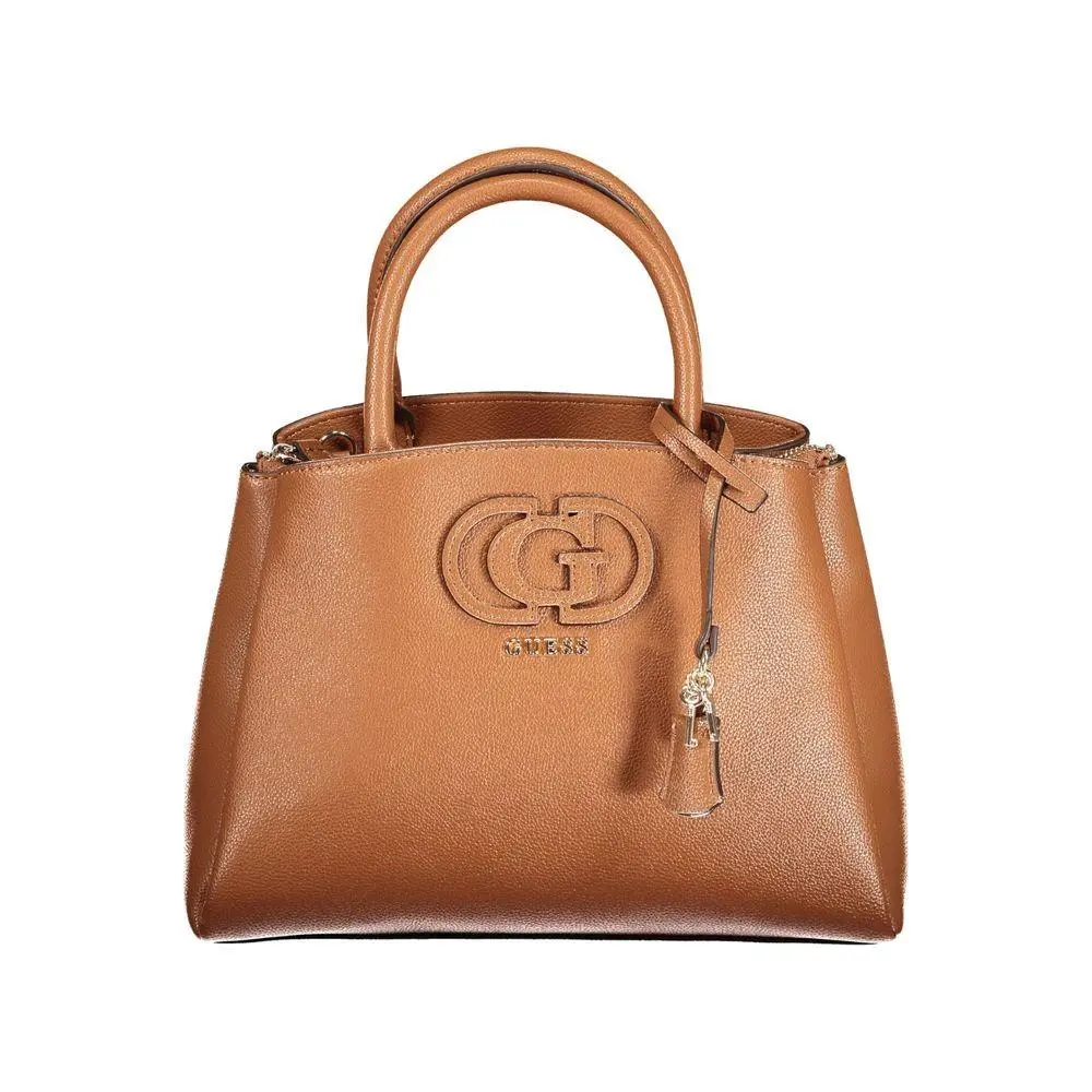 Jeans Marrone Polyurethane Women Handbag - GU-44046 by Guess