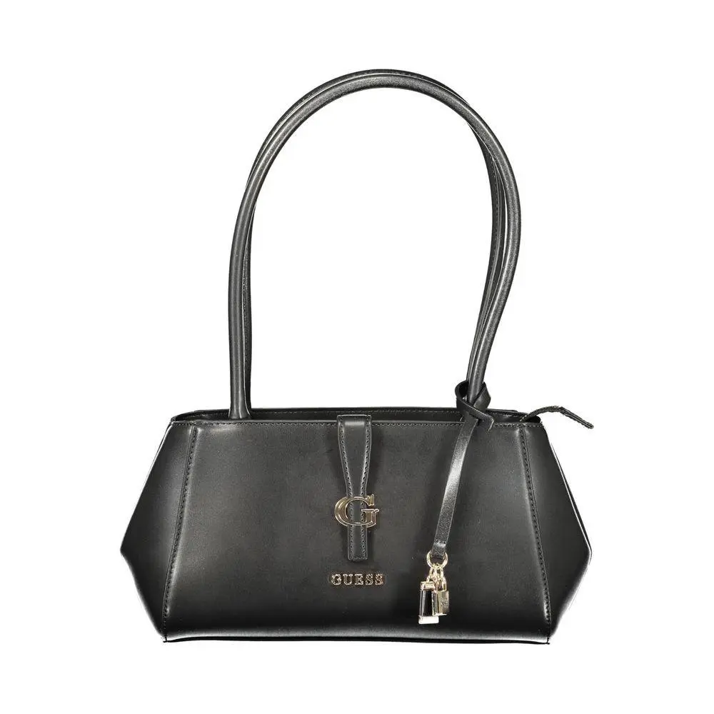 Jeans Nero Poliuretano Donna Shoulder Bag by Guess