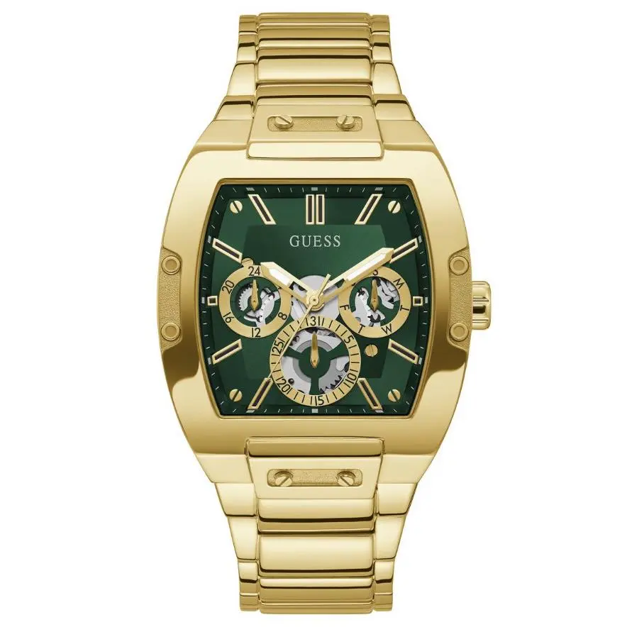 Men`s Multi-function Date Green Dial Watch GW0456G3 by Guess