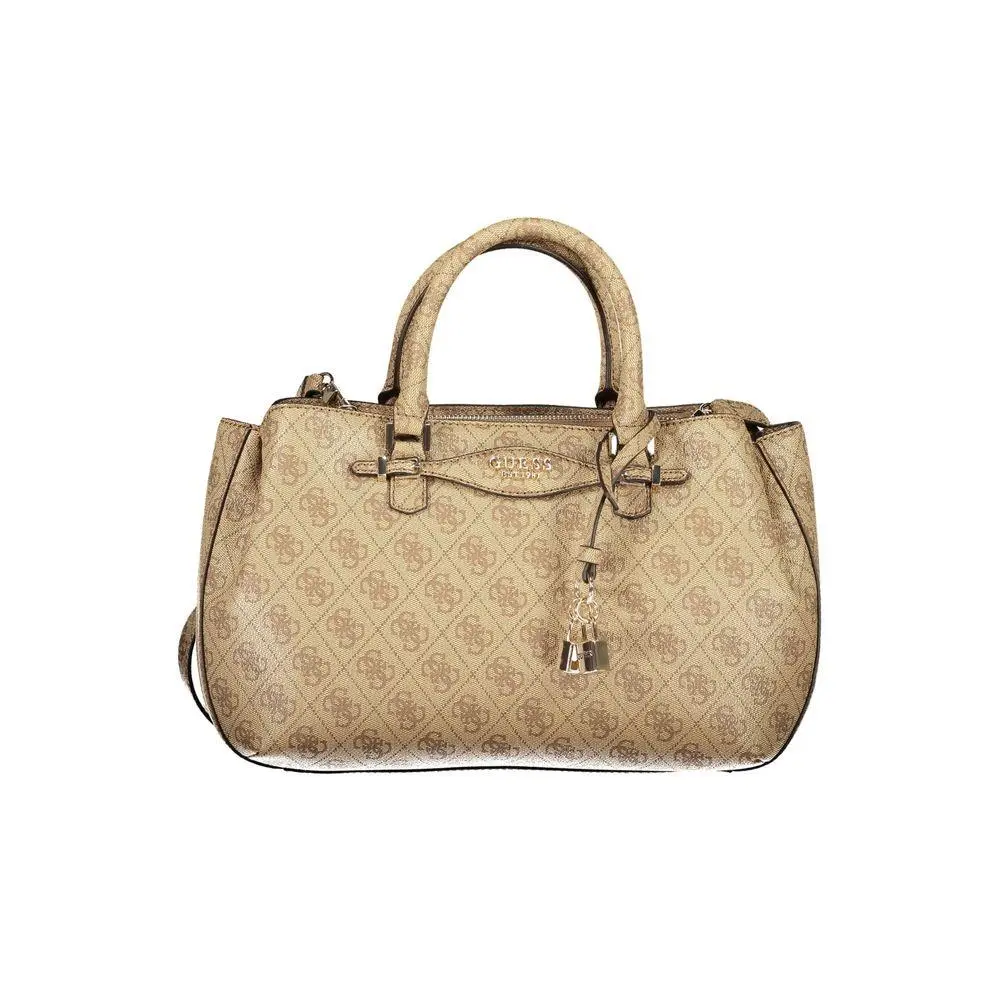 Guess Jeans Beige Polyurethane Women Handbag - GU-39584