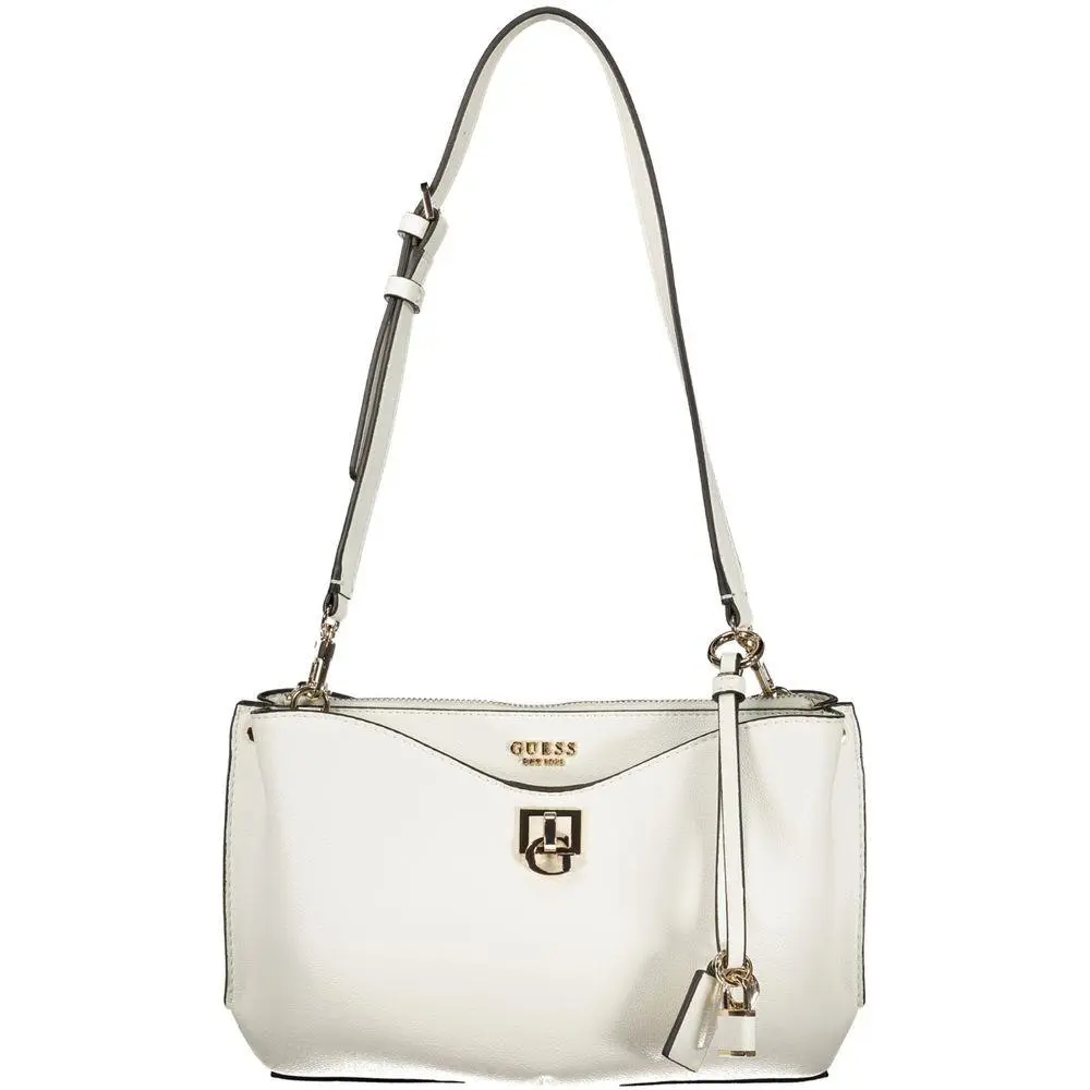 Jeans White Polyurethane Women`s Bag by Guess