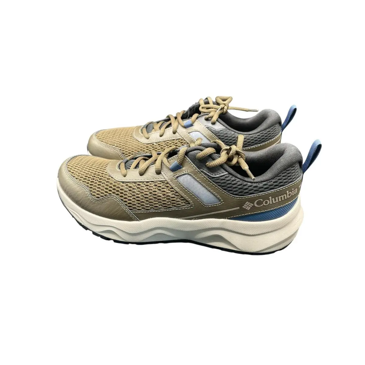 Columbia Men Plateau Hiking Shoe Sneakers BM3357-319 Olive Green Size 9.5 M