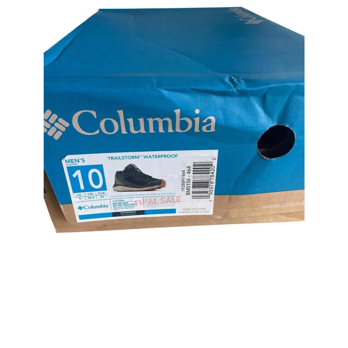 Columbia shoes - Trailstorm Waterproof - Trailstorm Waterproof - 1938891 - Blue (UPC: 195978784202) 8
