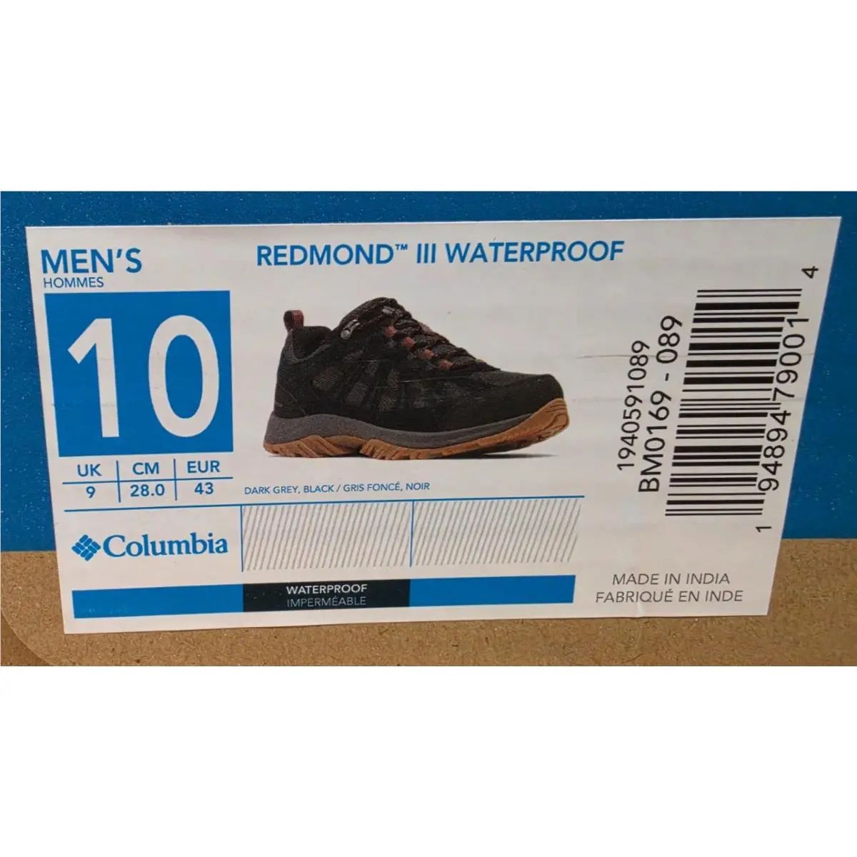 Columbia shoes - Columbia Redmond III - Redmond III - Black 4