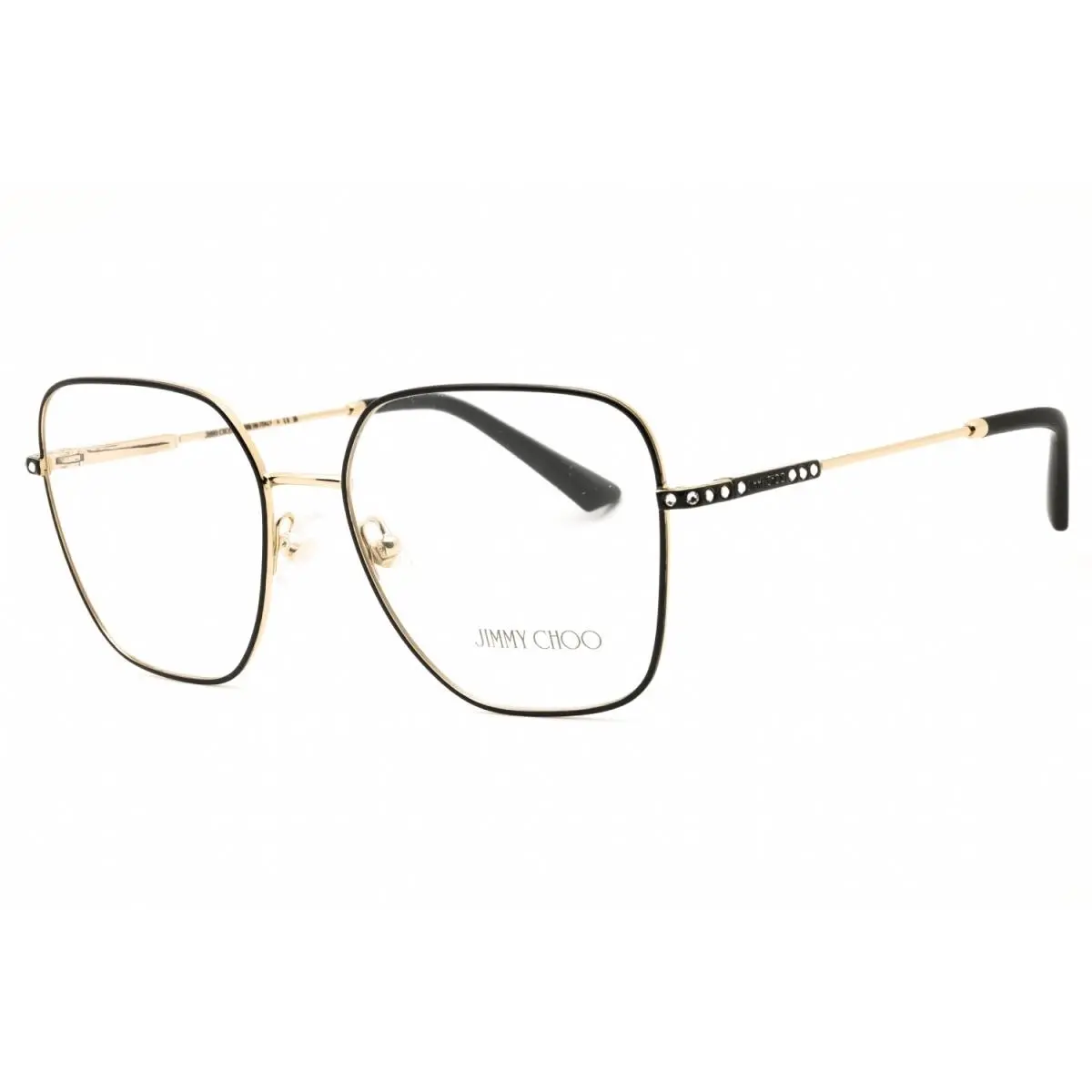 Jimmy Choo JC2001-3010-55 Eyeglasses Frame Size 55mm 17mm 140mm Goldblack Women