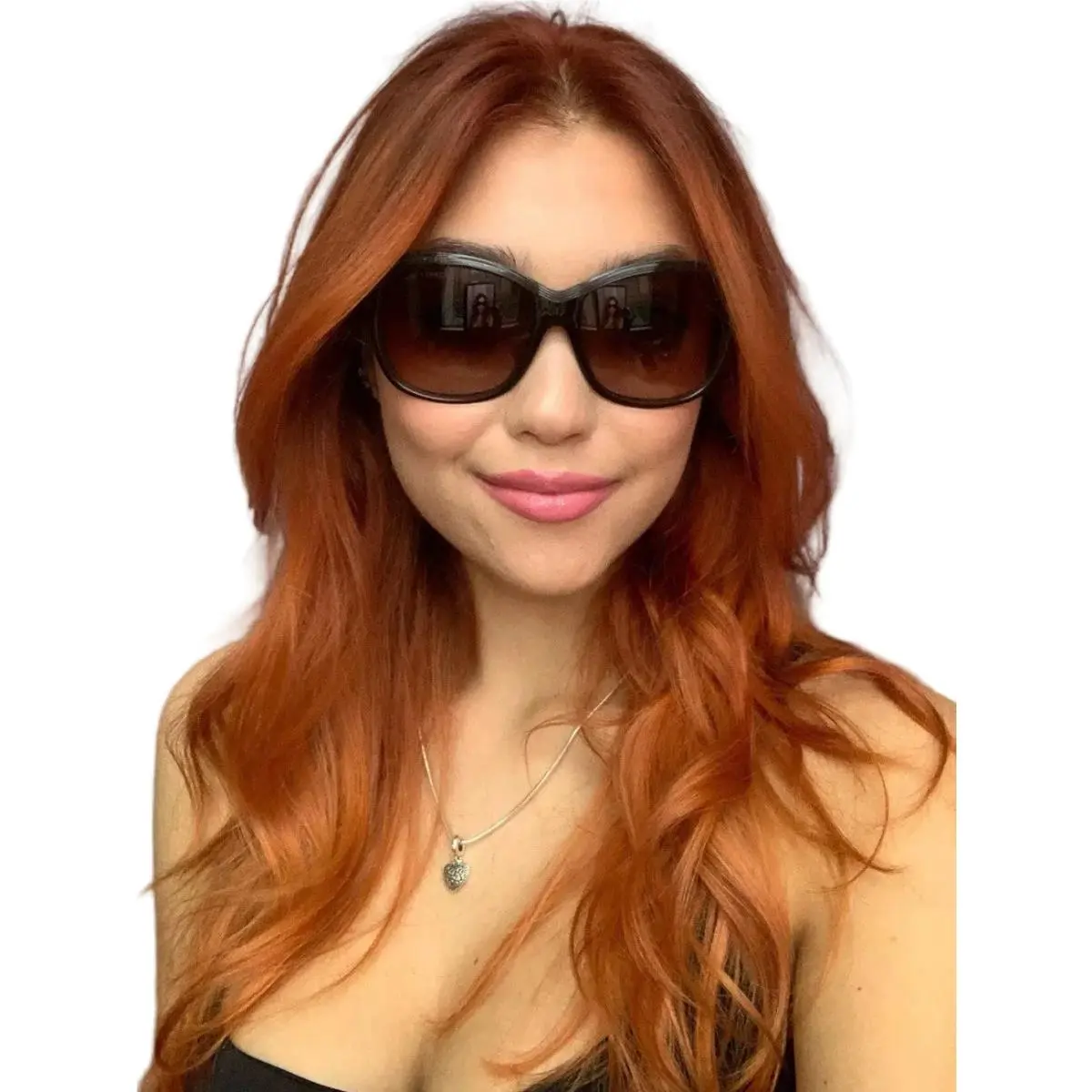 Jimmy Choo A/s Yig Brown Glitter Gradient Women`s Sunglasses