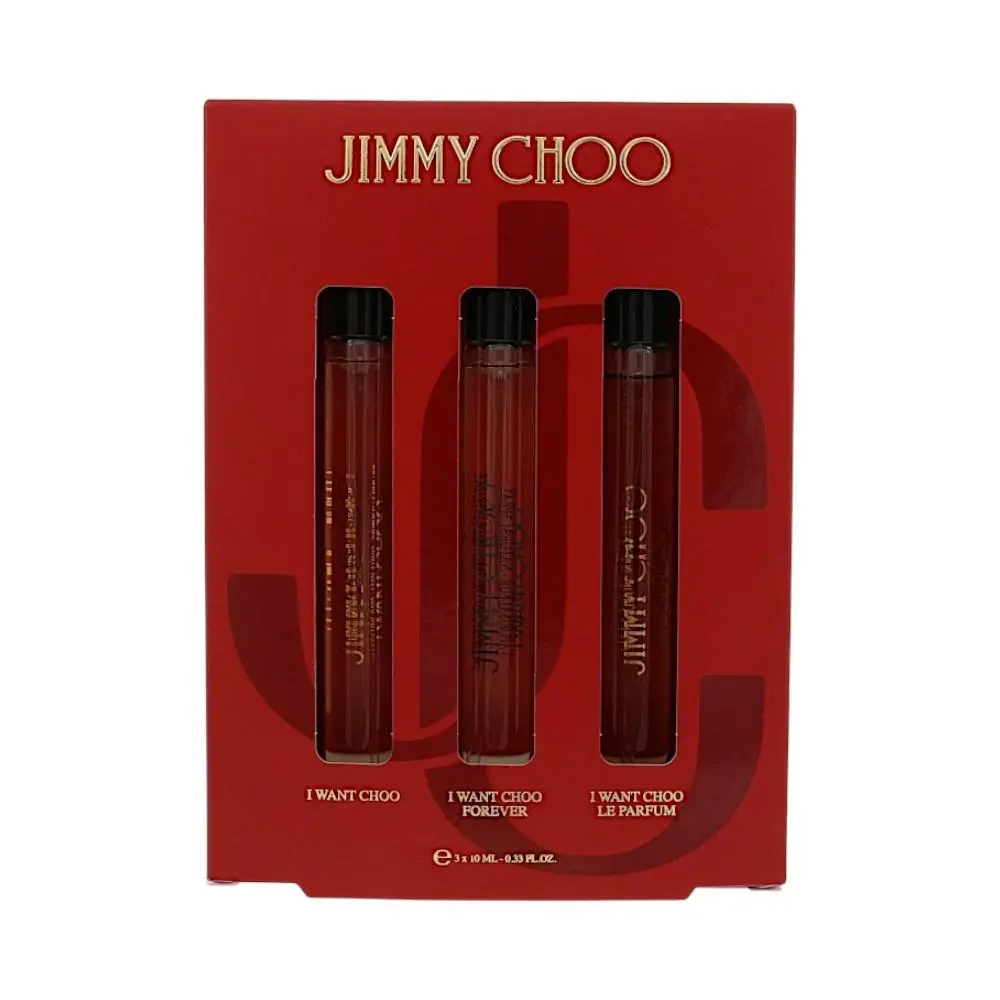 I Want Choo by Jimmy Choo Gift Set For Women 3 Pc Gift Set -0.33Oz I Want Choo