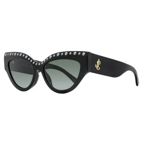 Jimmy Choo Cat Eye Sunglasses Sonja/g/s 8079O Black 55mm