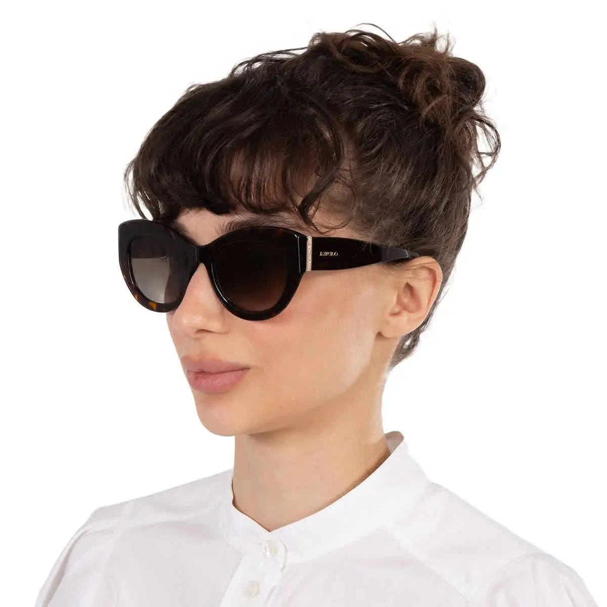 Jimmy Choo Brown Gradient Cat Eye Ladies Sunglasses Xena/s 0086/HA 54