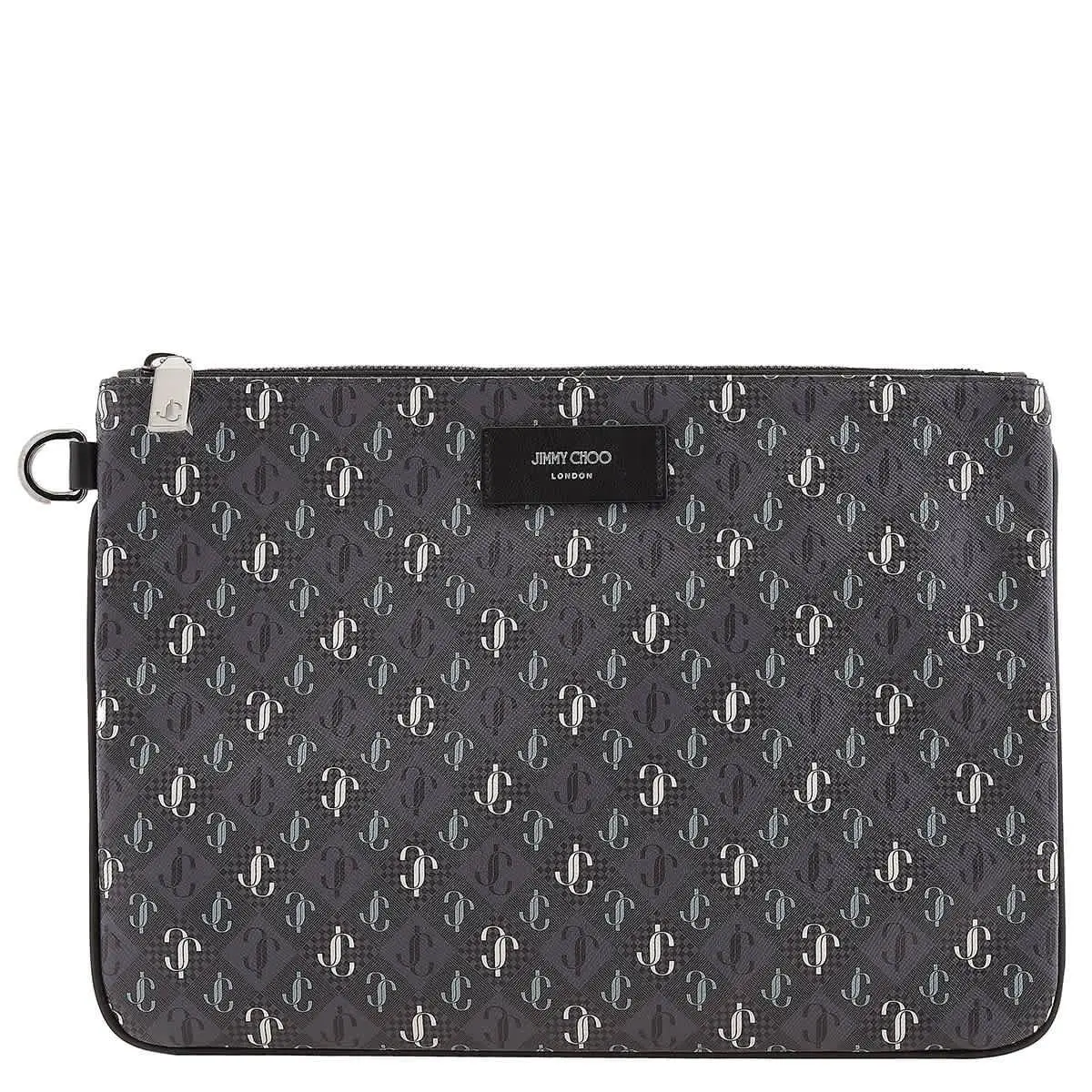 Jimmy Choo Men`s Derek-n Pouch Derek-n-smoke/sage Mix - Grey
