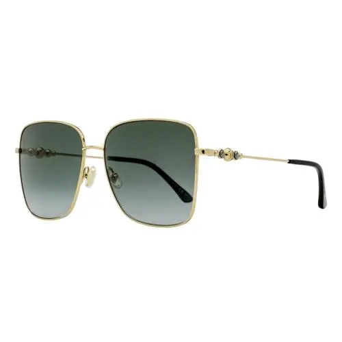 Jimmy Choo Pearl Square Sunglasses Hester 2M29O Gold/black 59mm