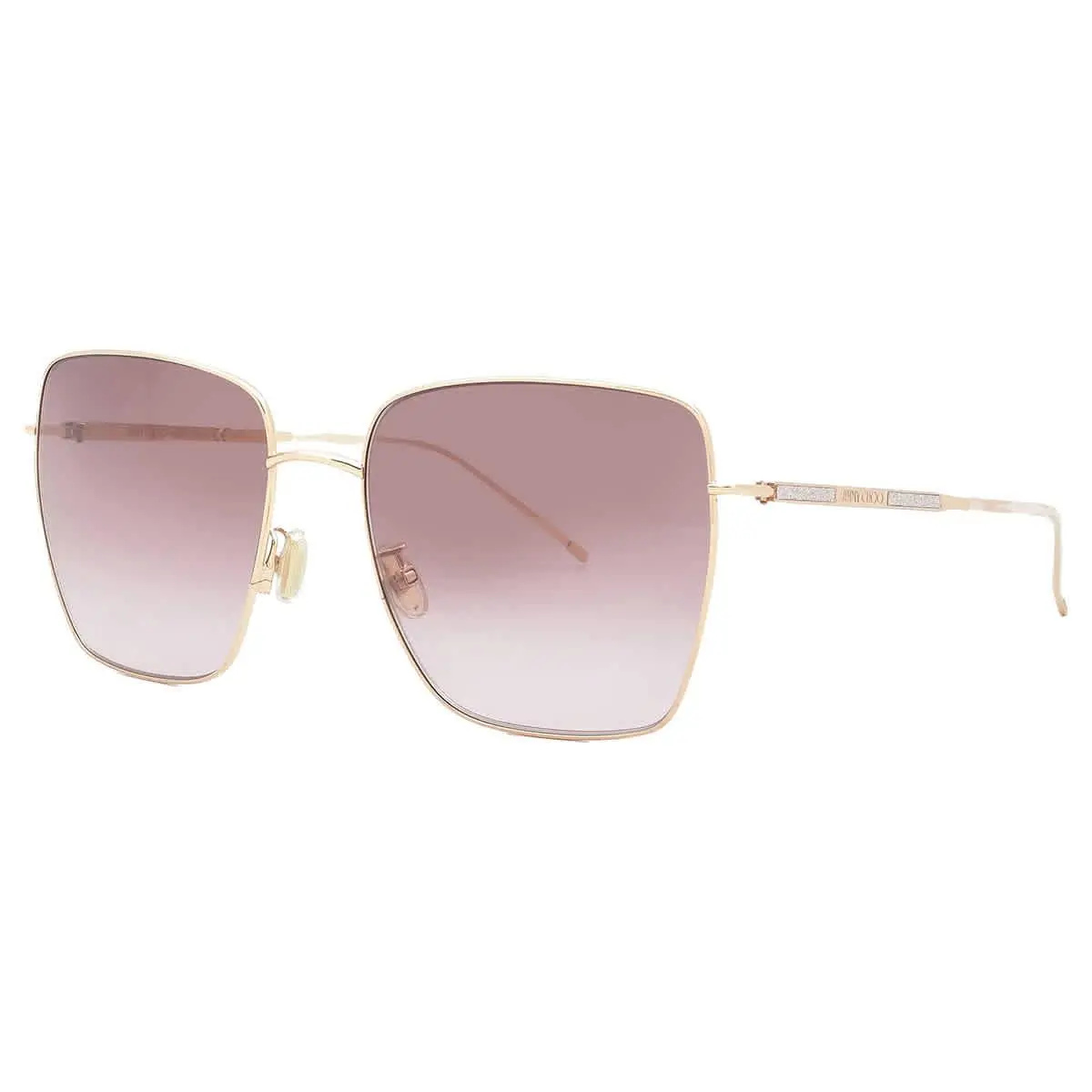 Jimmy Choo Square Ladies Sunglasses Dahla/f/sk Ddb 3X 59 Dahla/f/sk Ddb 3X 59
