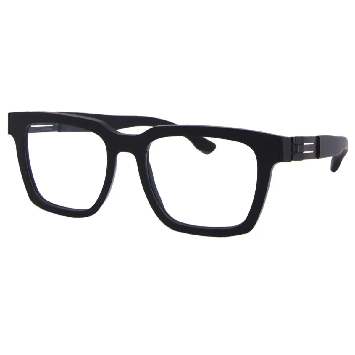Ic Berlin Geoffrey Eyeglasses Frame Men`s Matte Ecoblack Rough Full Rim 51mm