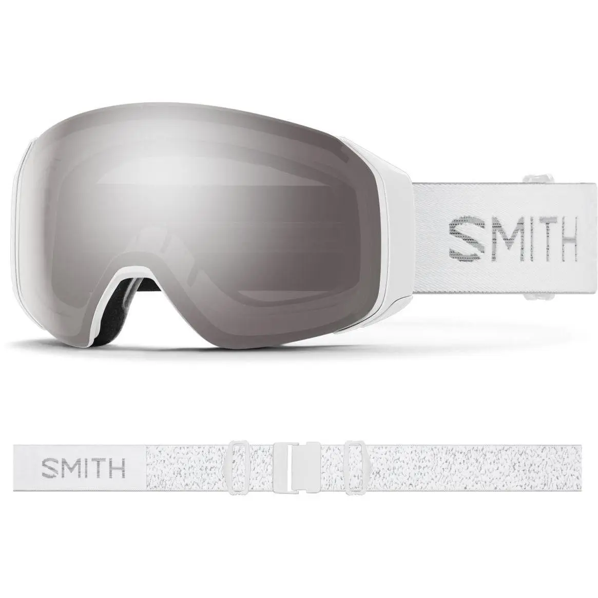 Smith M00760 4D Mag S Goggles White Chunky Knit