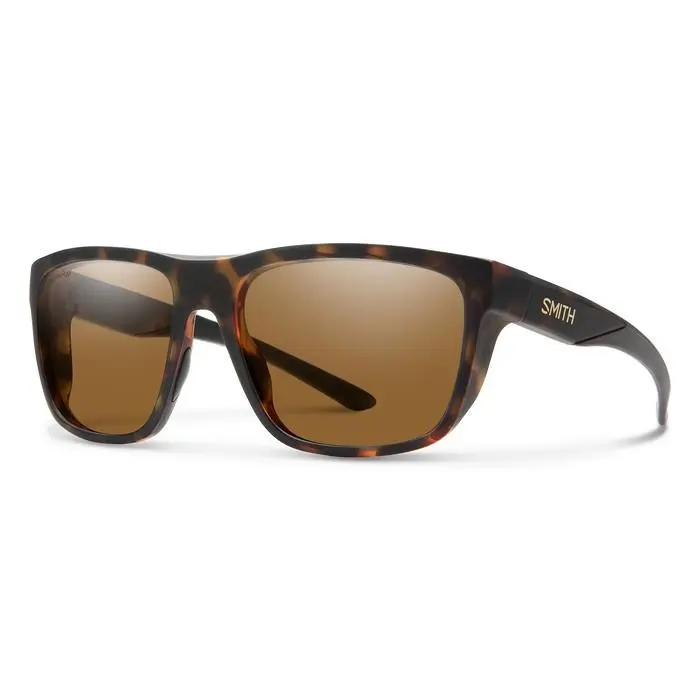 Smith Barra Sunglasses - Chromapop™ Polarized Brown - Matte Tortoise by Smith Optics