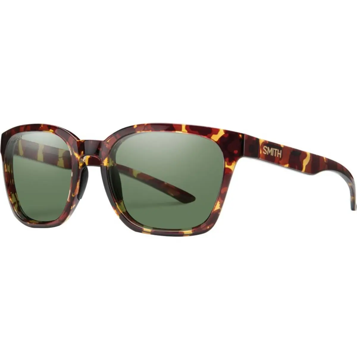 Smith Founder Sunglasses-tortoise-grey Green Polarized Lens by Smith Optics