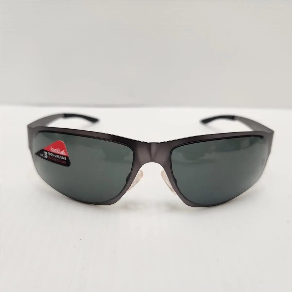 Bolle Auckland 12238 TY Sunglasses Gunmetal Gray Cat 3 UV Protection Italy