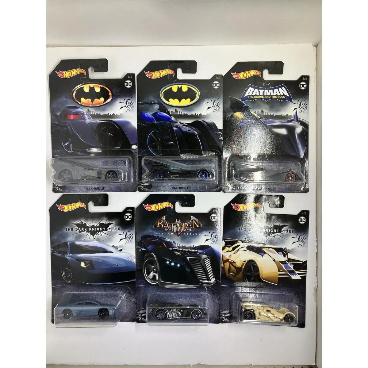 Hot Wheels Batman 2017 Set of 6
