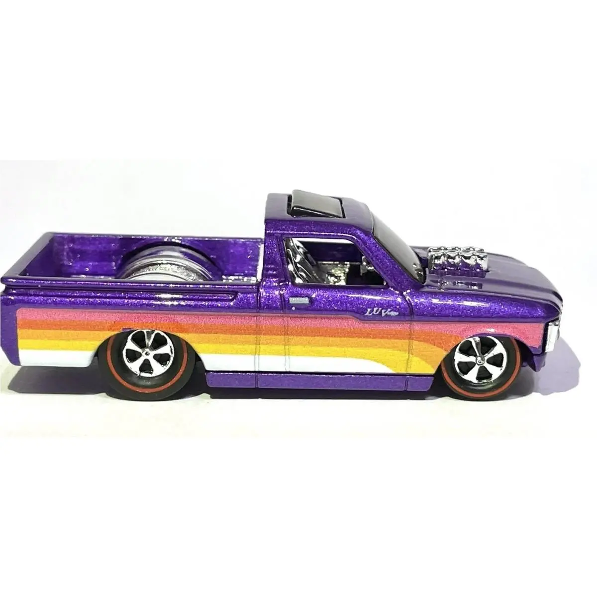 Custom Made Redline Hot Wheels Flying Customs Series 1972 Chevy Luv Mini Truck