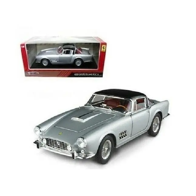 Hot Wheels Ferrari 410 Superamerica Silver 1/18 Scale Diecast Model Car T6243-3A