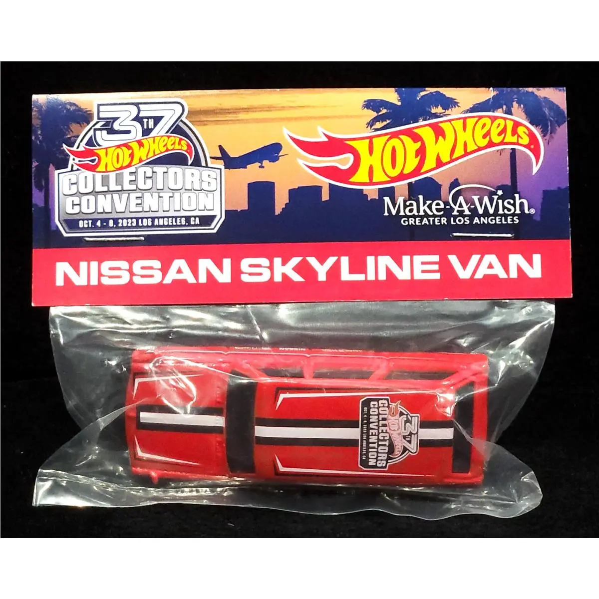 Hot Wheels Nissan Skyline Van 2023 37th Collectors Convention Charity Car Red
