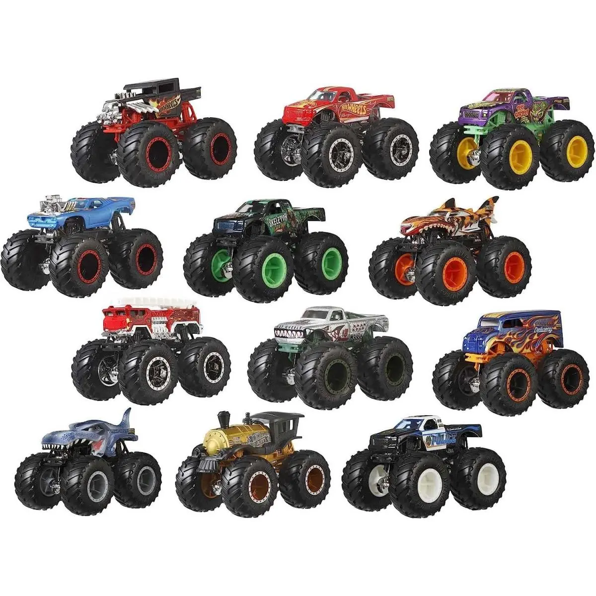 Monster Trucks Ultimate Chaos Exclusive Diecast Car 12-Pack